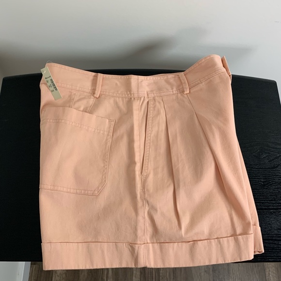 Madewell Pleated Shorts in Pink - Size 8 - Picture 5 of 9